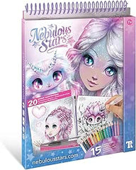 Nebulous Stars Watercoloring Book Set – 20 Hand-Drawn Illustrations — view 6