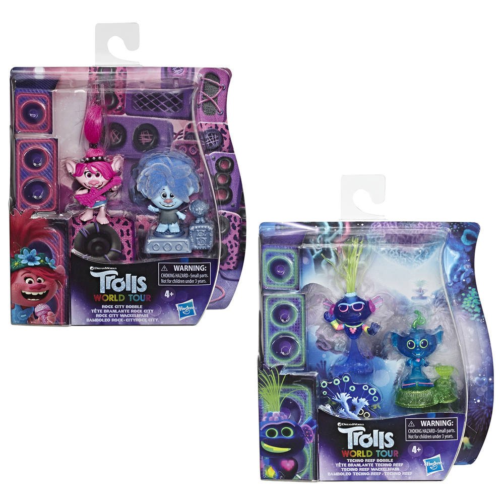 DreamWorks Trolls World Tour Techno Reef Bobble - Styles May Vary - E7955 - Colorland Toys