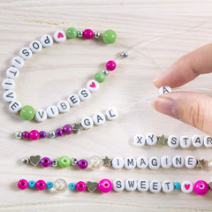 Make It Real Block ‘N Rock Bracelets Kit – DIY Bead Jewelry for Kids 8+ — view 6