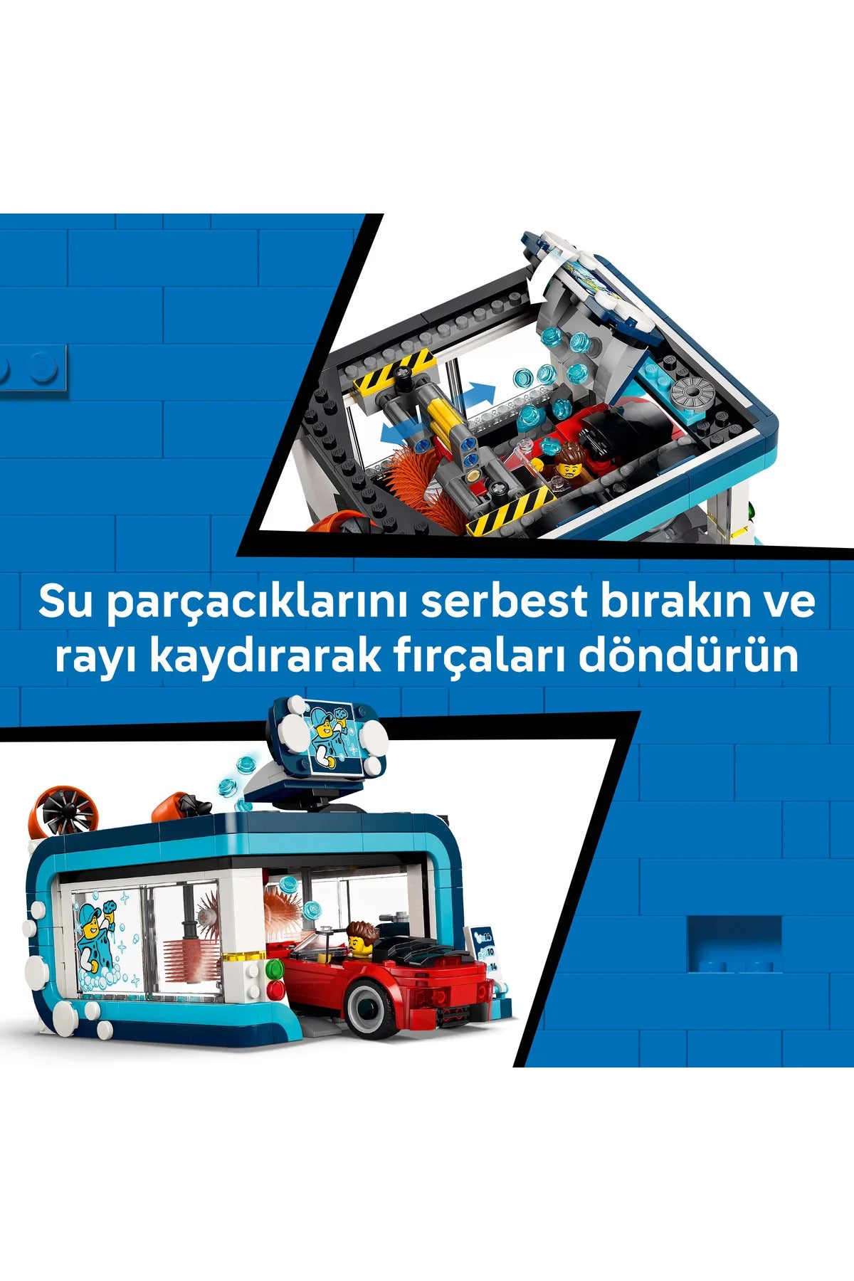 LEGO City Automatic Car Wash 60497 Toy Construction Set (583 pcs) — view 6