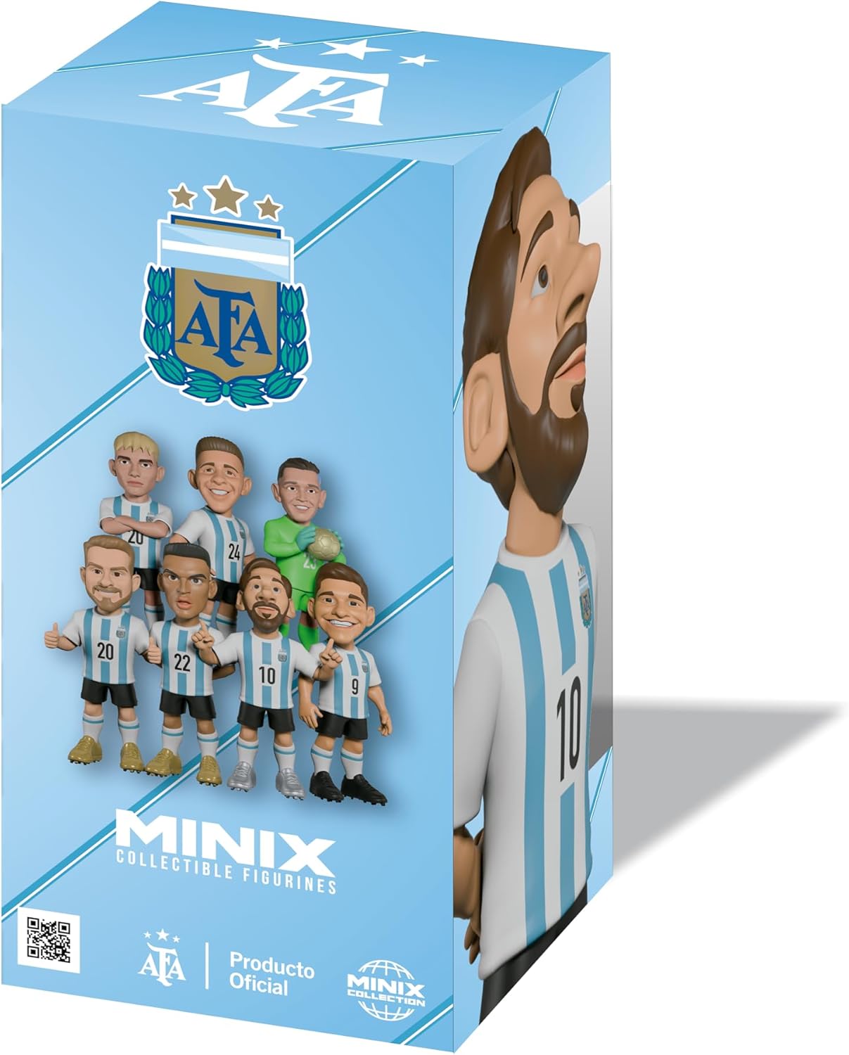 MINIX Football Stars Messi Collectible Figure 12 cm – Argentina #10 — view 6