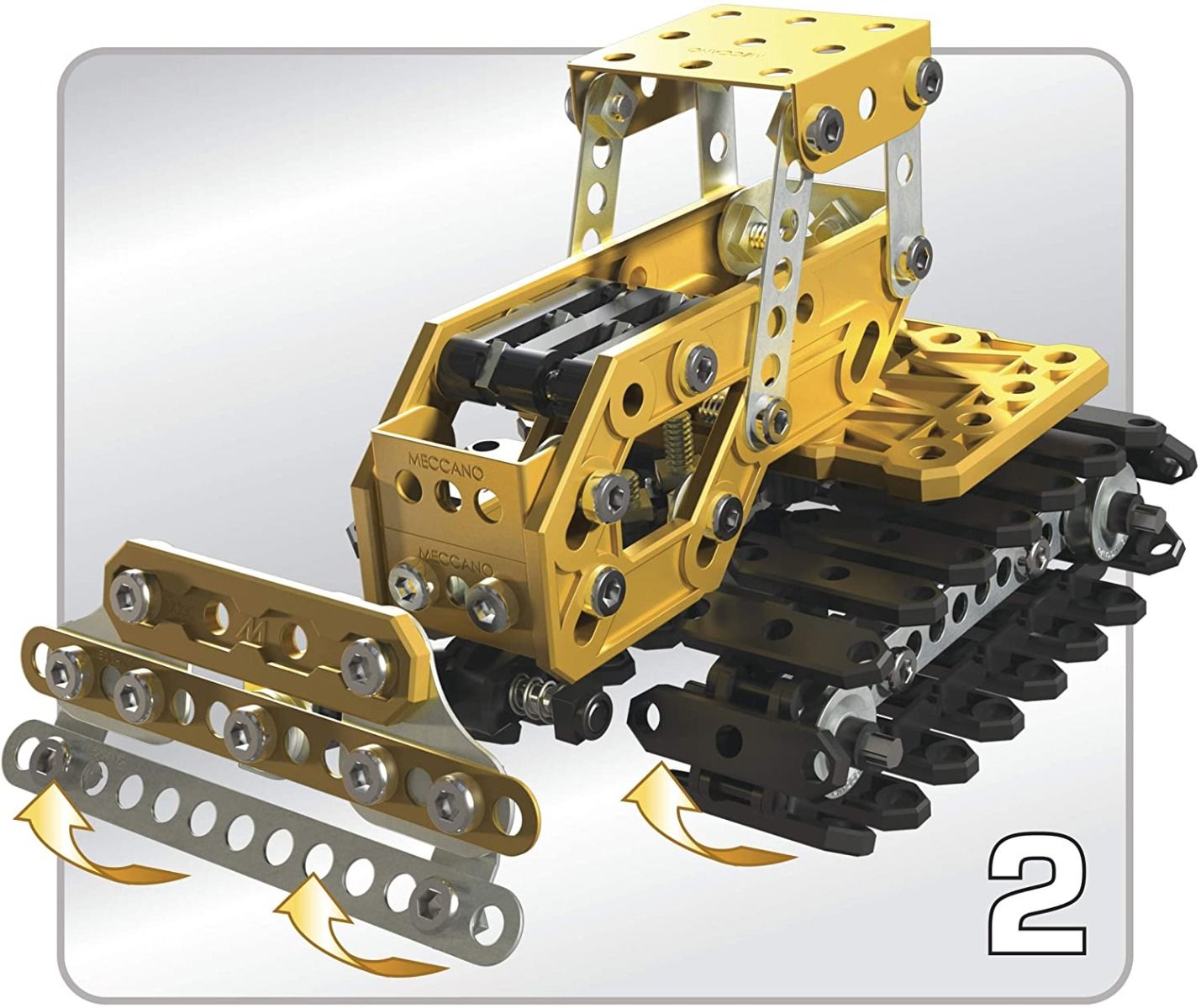 Meccano Excavator 2-Model Set 6027036 - Colorland Toys