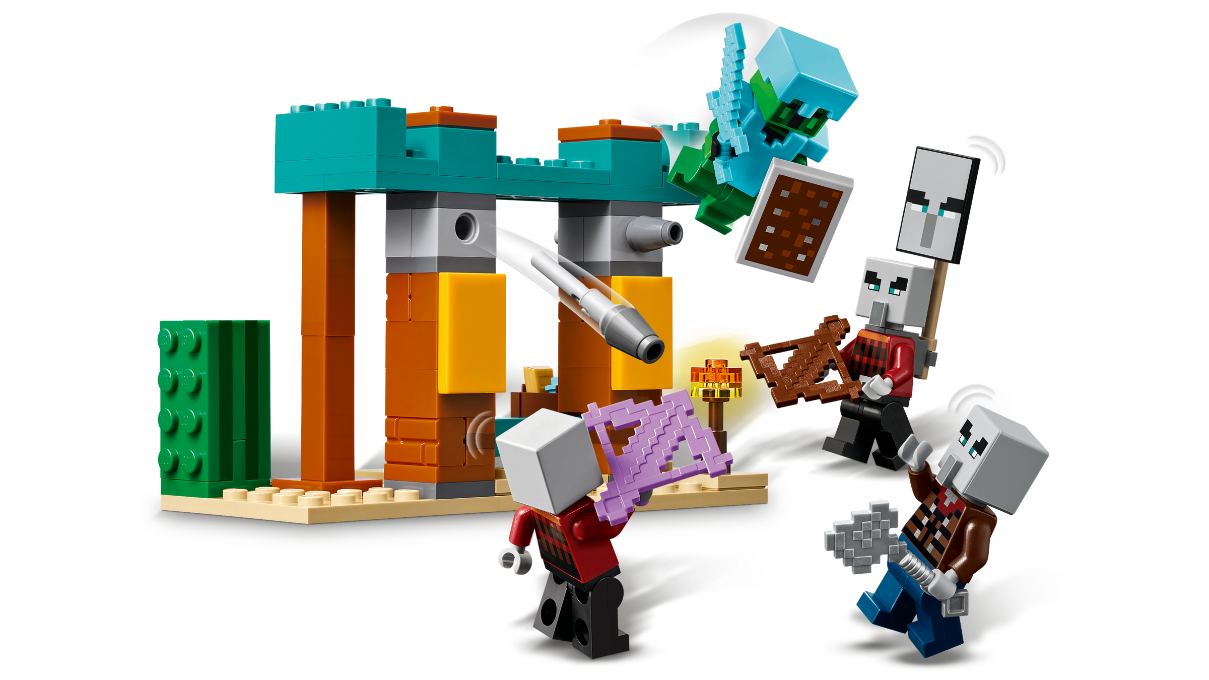 LEGO Minecraft The Illager Desert Patrol — view 5