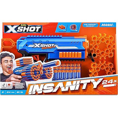 X-Shot Insanity Micro Blaster with 24 Darts – 30m Range Foam Dart Gun — view 6