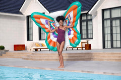 6'4" x 69" Boho Butterfly Pool Float by Bestway — view 6