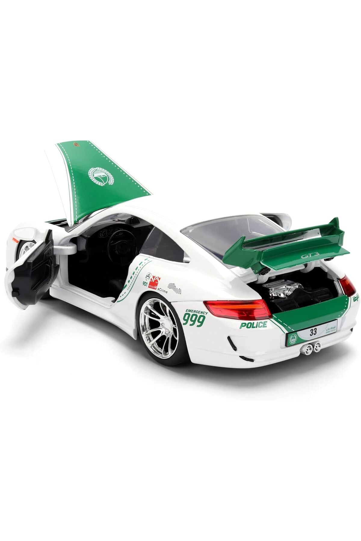 Jada Dubai Police Porsche 911 1:24 Scale Die-Cast Model — view 6