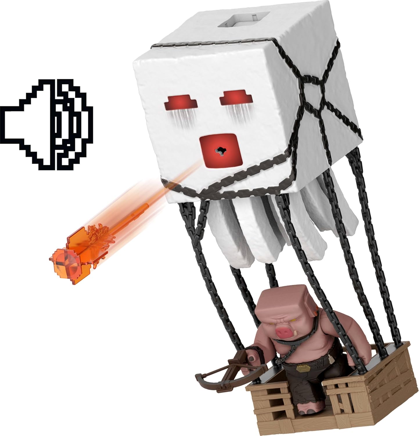 Mattel Minecraft Blast Attack Ghast Movie Action Figure Set — view 6