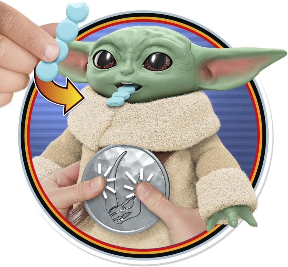 Star Wars Snackin' Grogu 6.5-Inch Interactive Action Figure for Kids — view 6