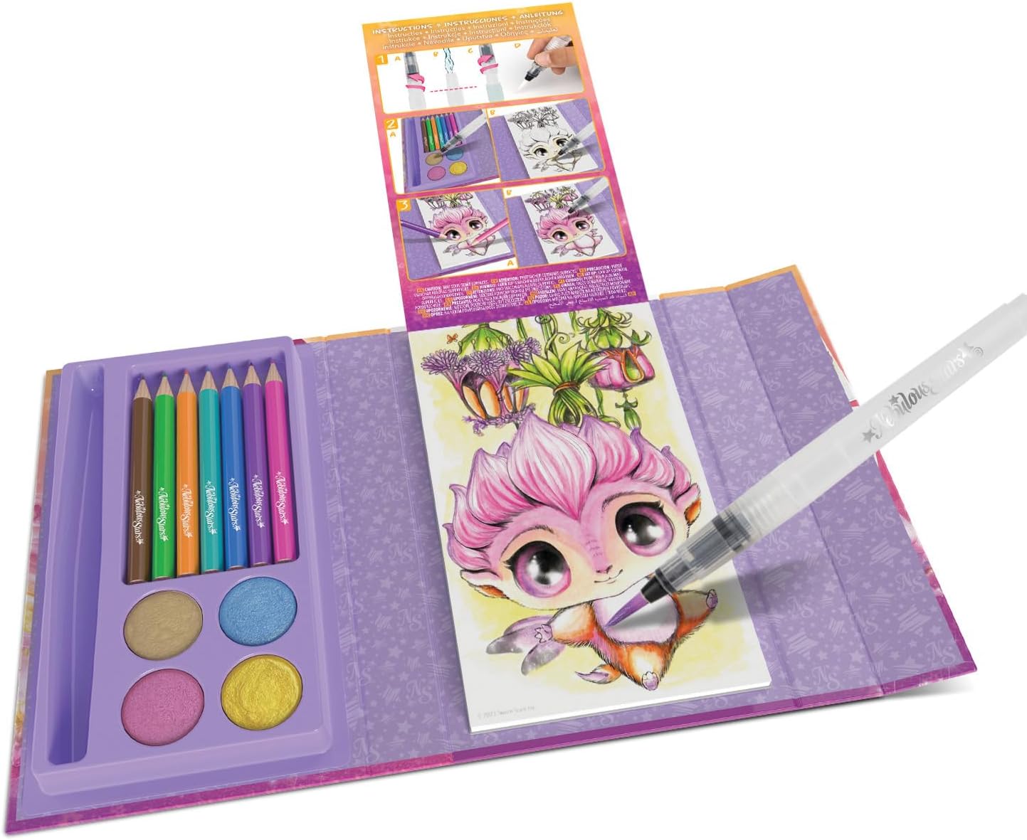 Nebulous Stars Watercolor-to-Go (Pure White) Portable Paint Set — view 6