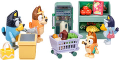 Bluey Series 13 Let’s Play Chef Family Shopping Trip Figure Playset — view 6