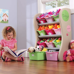 Step2 Fun Time Room Organizer Pink 827400 - Colorland Toys