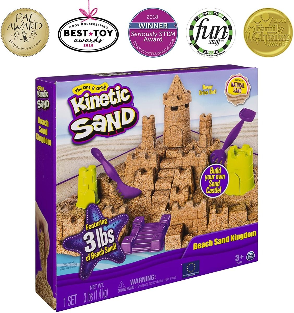 Kinetic Sand Beach Sand Kingdom 6044143 - Colorland Toys