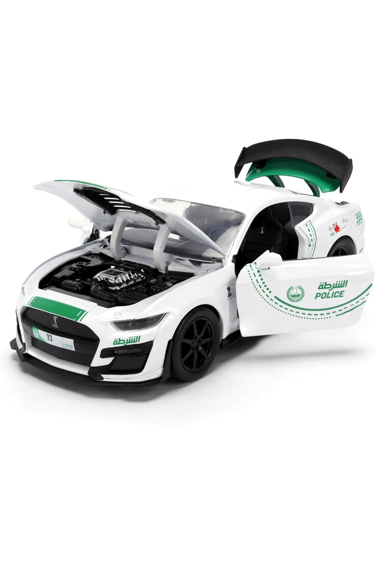 Jada - Dubai Police Ford Mustang 1:24 Die-Cast Model — view 6
