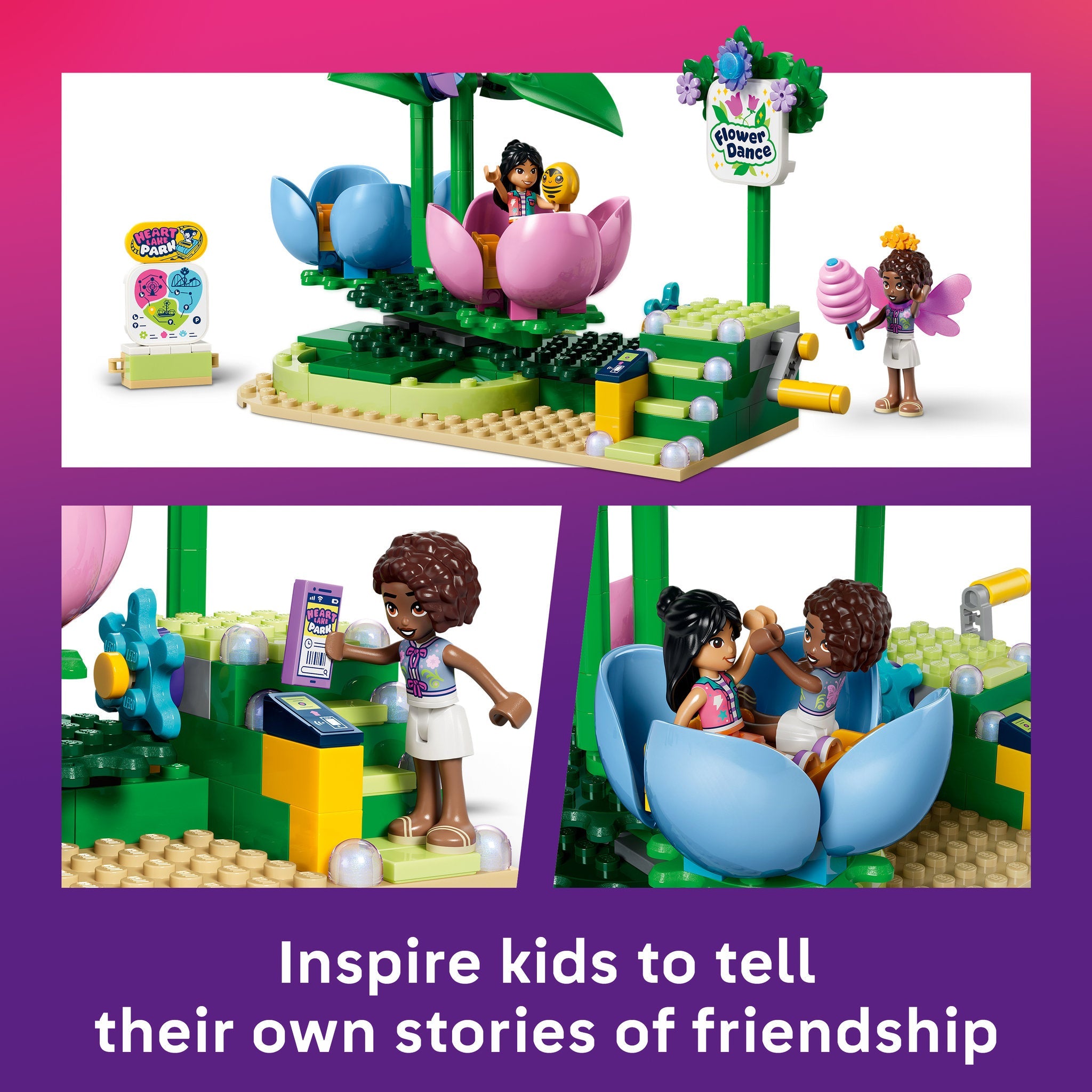 LEGO 42702 Friends Spinning Flower & Fairy Teacup Ride — view 6