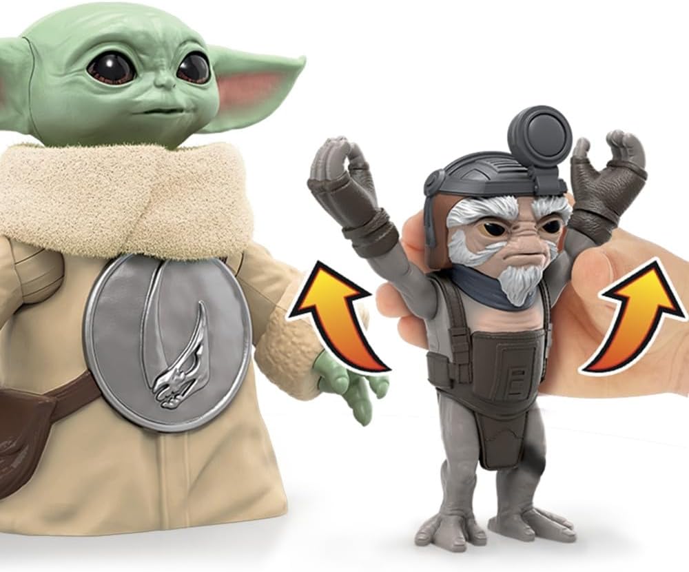 Star Wars Grogu 16.5cm Electronic Action Figure & Anzellaner Set — view 6
