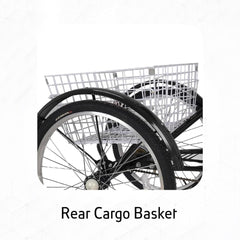 Vaux Tricycle 24 Basket Black VX-BASKET — view 6