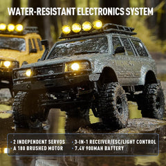 JXC LC80 Land Cruiser Road Crawler RC Car 1:12 4WD JXC5826 — view 6