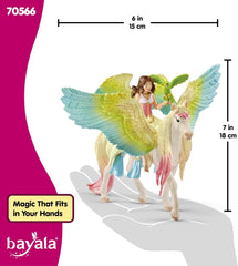 Schleich Bayala Surah & Pegasus 3-Piece Fairy Toy Set | Ages 5+ — view 6