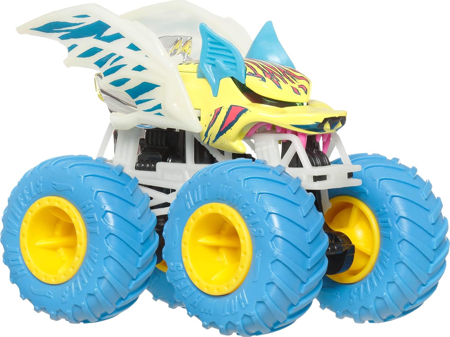 Hot Wheels Monster Trucks Die-Cast Glow-in-the-Dark 1:64 Scale Truck — view 6