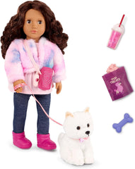 Our Generation Doll & Pomeranian Pup with Accessories – Ines & Jojo — view 6