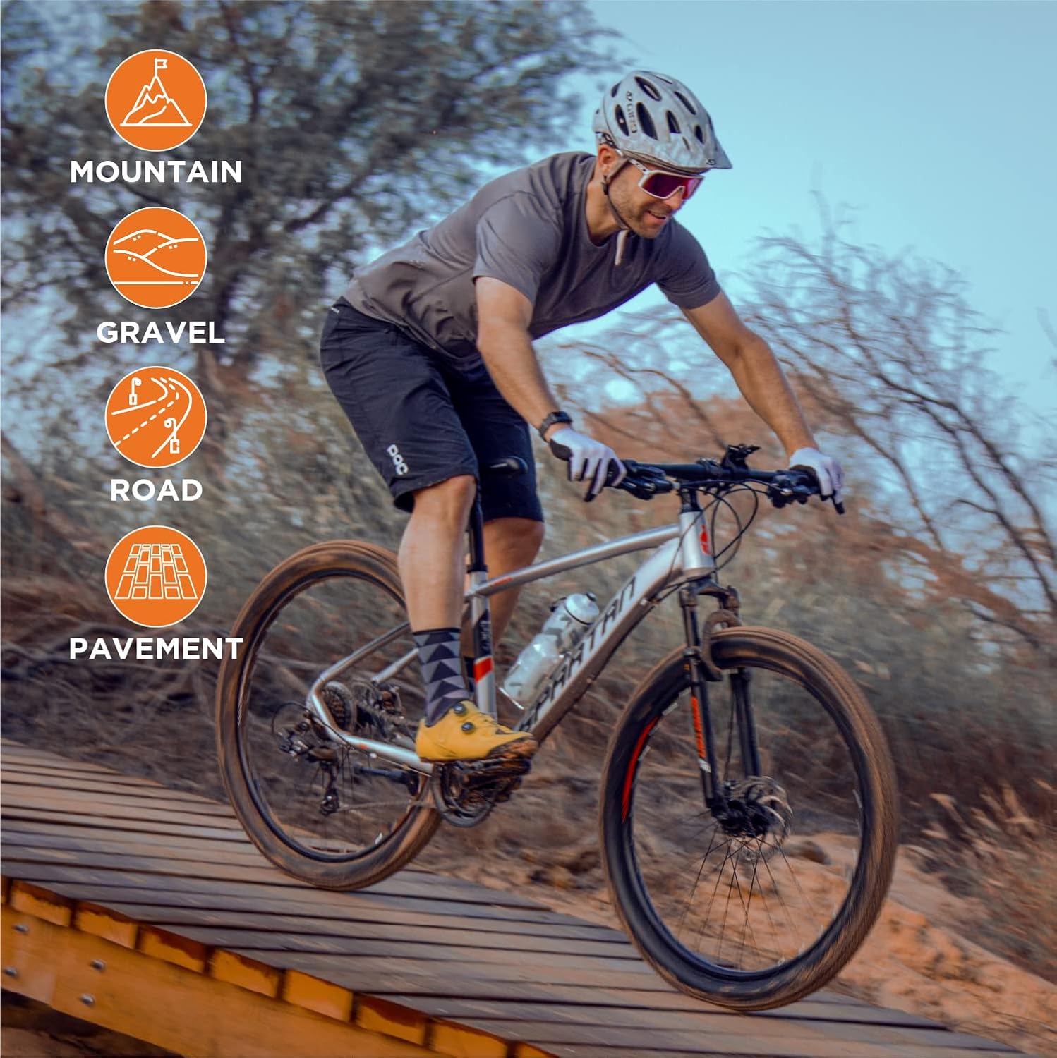 SPARTAN Uni Adult 27.5" Caliber Hardtail MTB Alloy - Charcoal Black, M — view 6