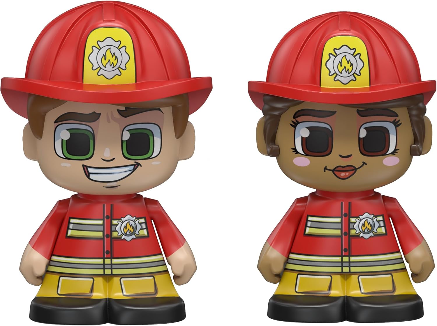Tile Town Fire House Magnetic Tiles Building Playset for Kids 3+ — view 6