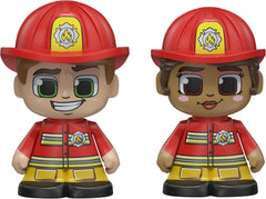 Tile Town Fire House Magnetic Tiles Building Playset for Kids 3+ — view 6