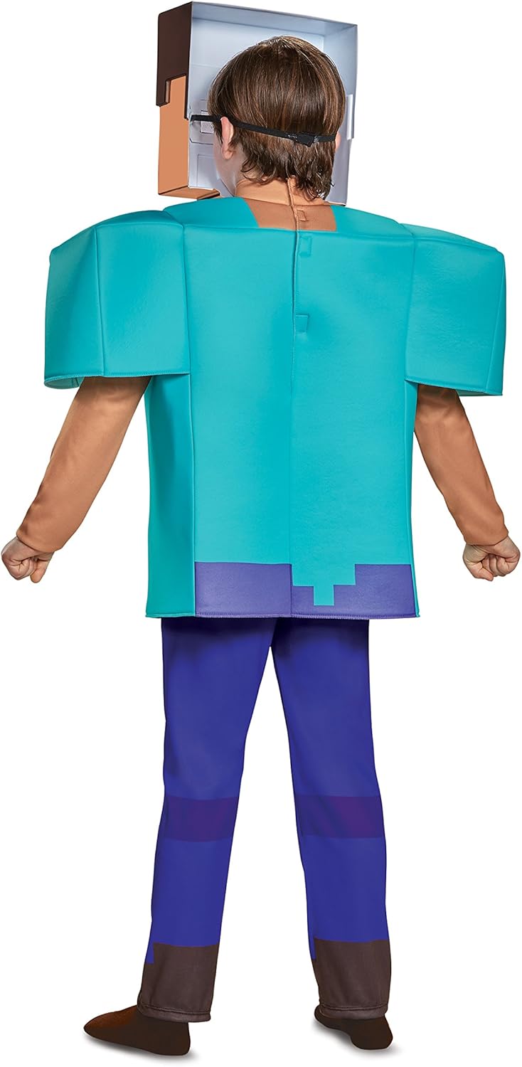 Disguise Steve Deluxe Minecraft Costume, Large (10-12) — view 6