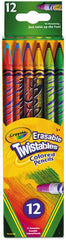 Crayola Twistable Colored Pencil Clear Barrel 12 Pack CY68-7508 - Colorland Toys