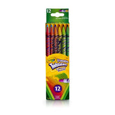 Crayola Twistable Colored Pencil Clear Barrel 12 Pack CY68-7508 - Colorland Toys