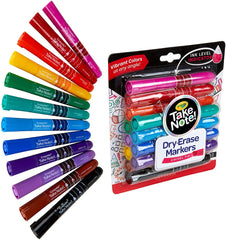 Crayola Take Note Chise Tip Whiteboard Markers 12 Pack CY58-6545 - Colorland Toys