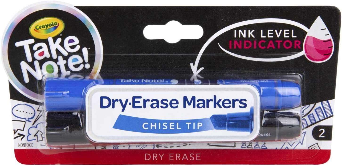 Crayola Take Note Dry Erase Markers Chisel Tip CY58-6568 - Colorland Toys