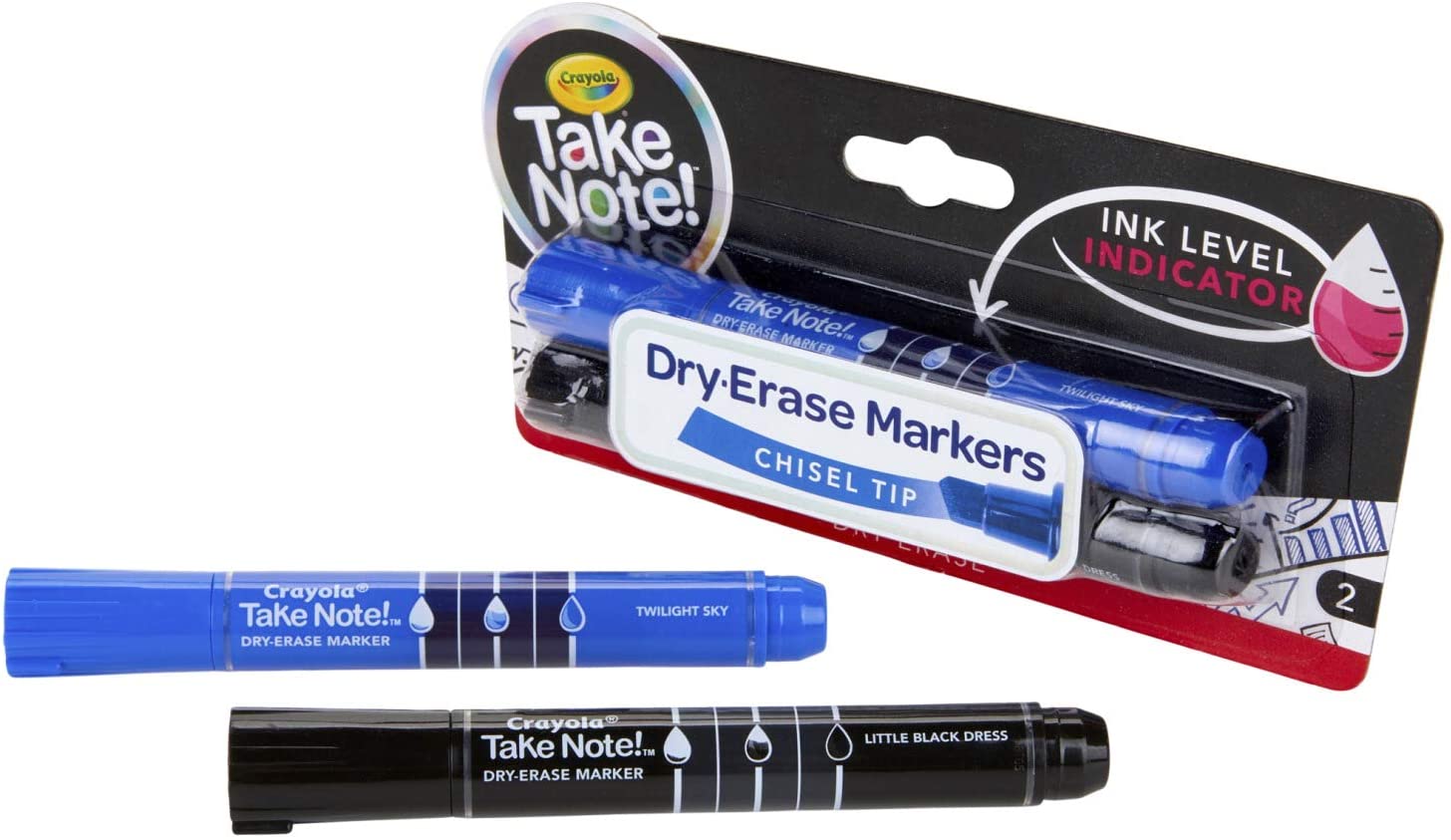 Crayola Take Note Dry Erase Markers Chisel Tip CY58-6568 - Colorland Toys