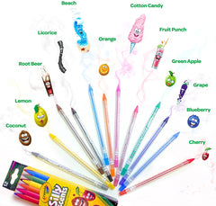 Crayola Silly Scents Twistable Colored Pencils 12ct 68-7402 - Colorland Toys