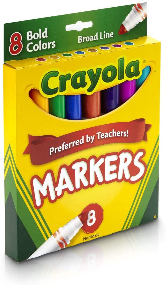 Crayola Markers Broad Point 8ct 58-7732 - Colorland Toys