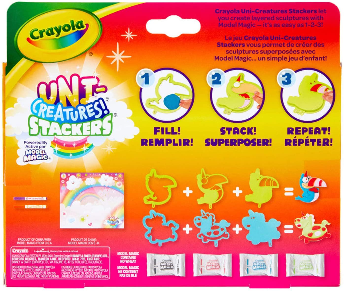 Crayola Model Magic Uni-Creatures Stackers 57-4012 - Colorland Toys
