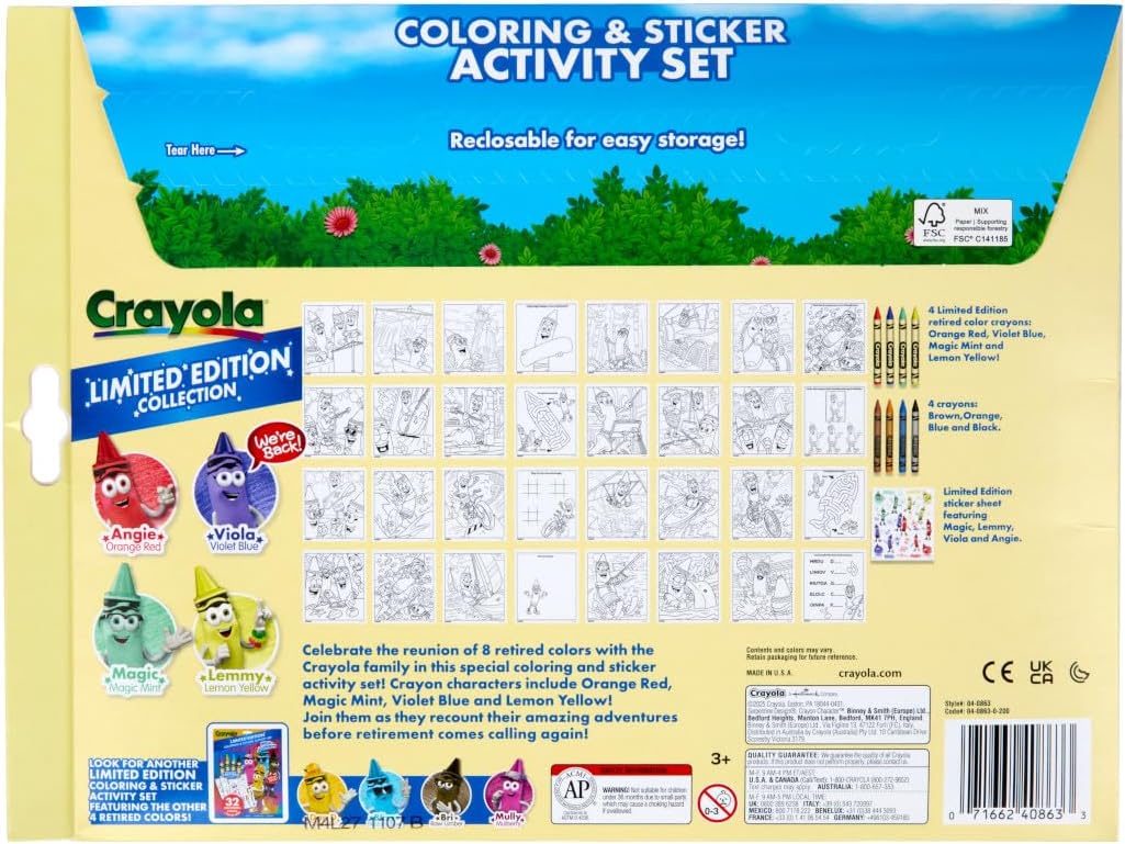 Crayola Coloring & Activity Set Free Time CY04-0863 — view 7