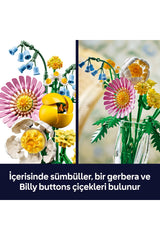 LEGO Botanicals Petite Sunny Bouquet - Faux Flowers Building Set — view 7