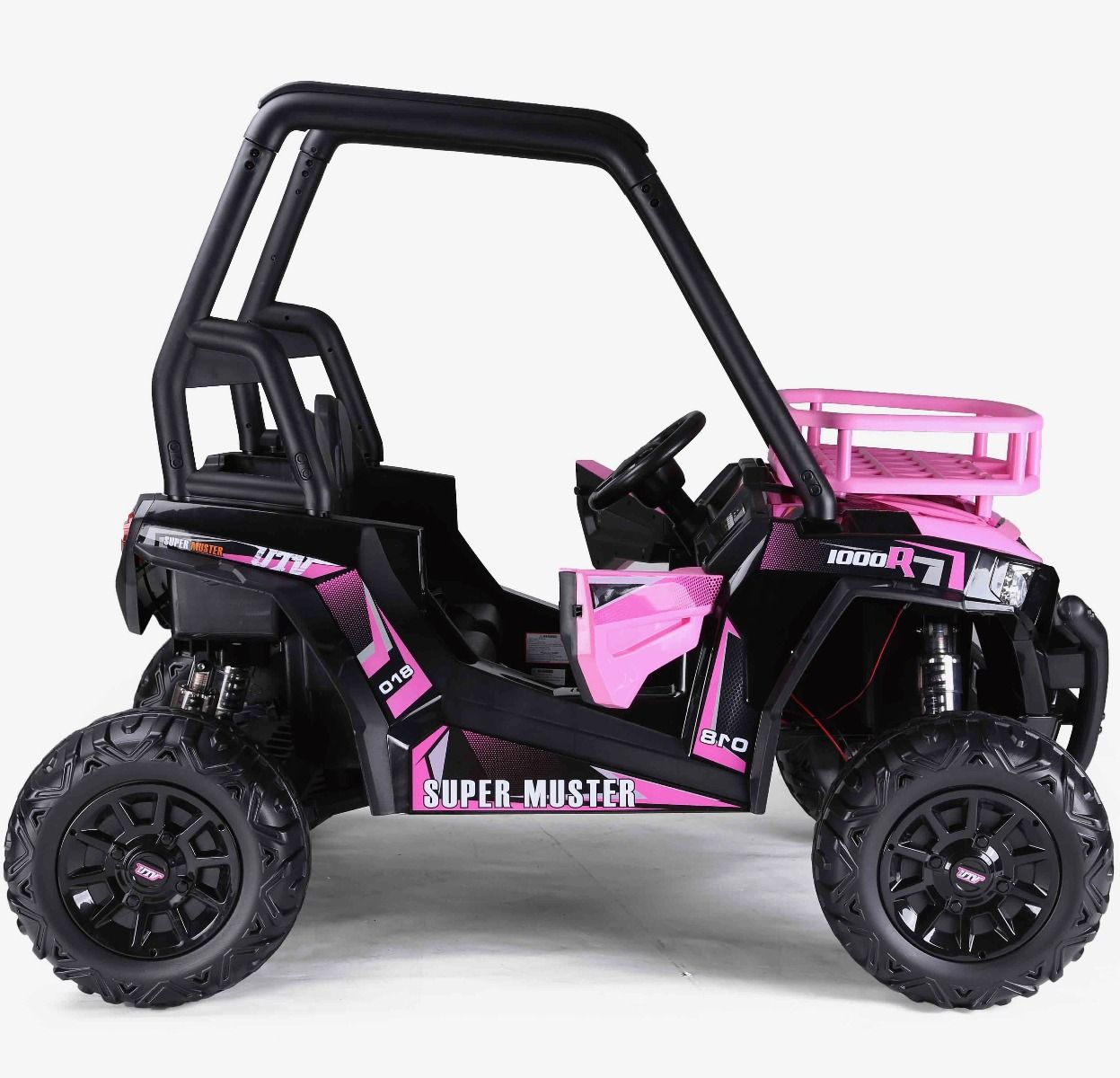Megastar UTV Ride On Car Buggy For Kids Pink JS360 - Colorland Toys