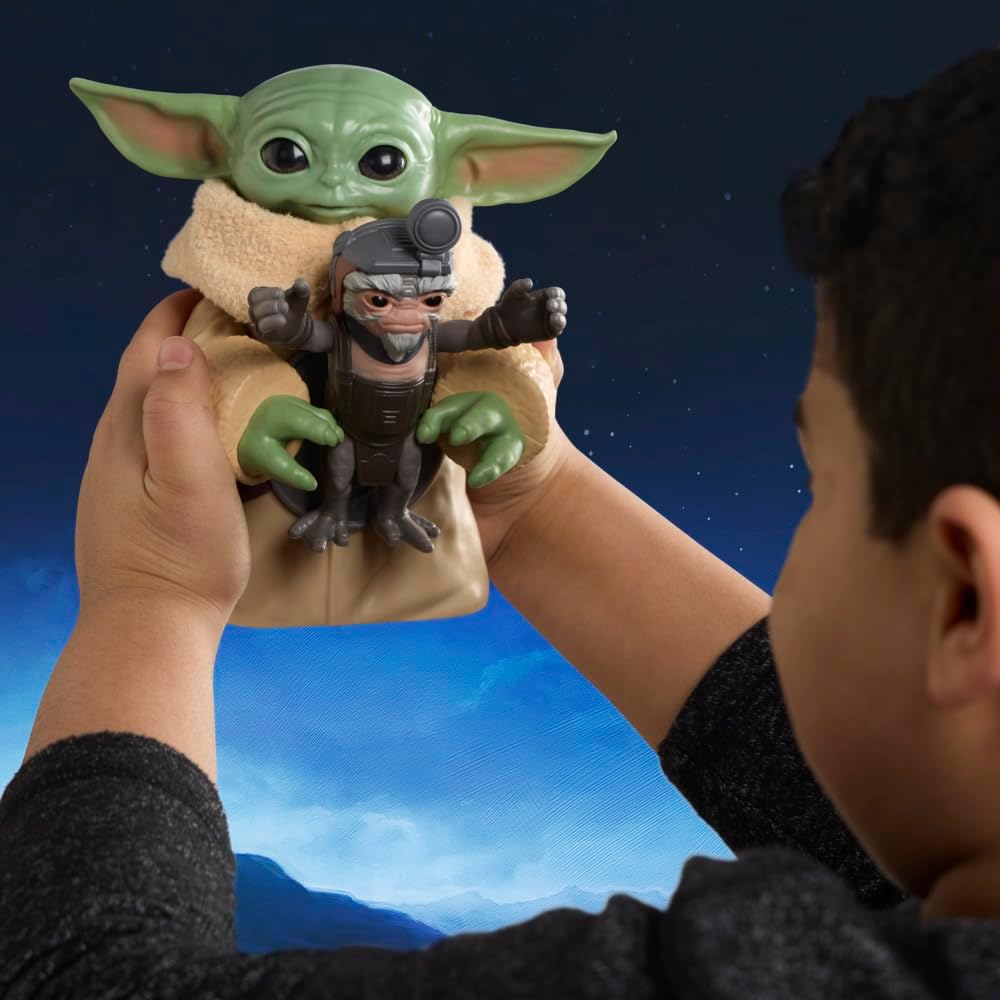 Star Wars Grogu 16.5cm Electronic Action Figure & Anzellaner Set — view 7