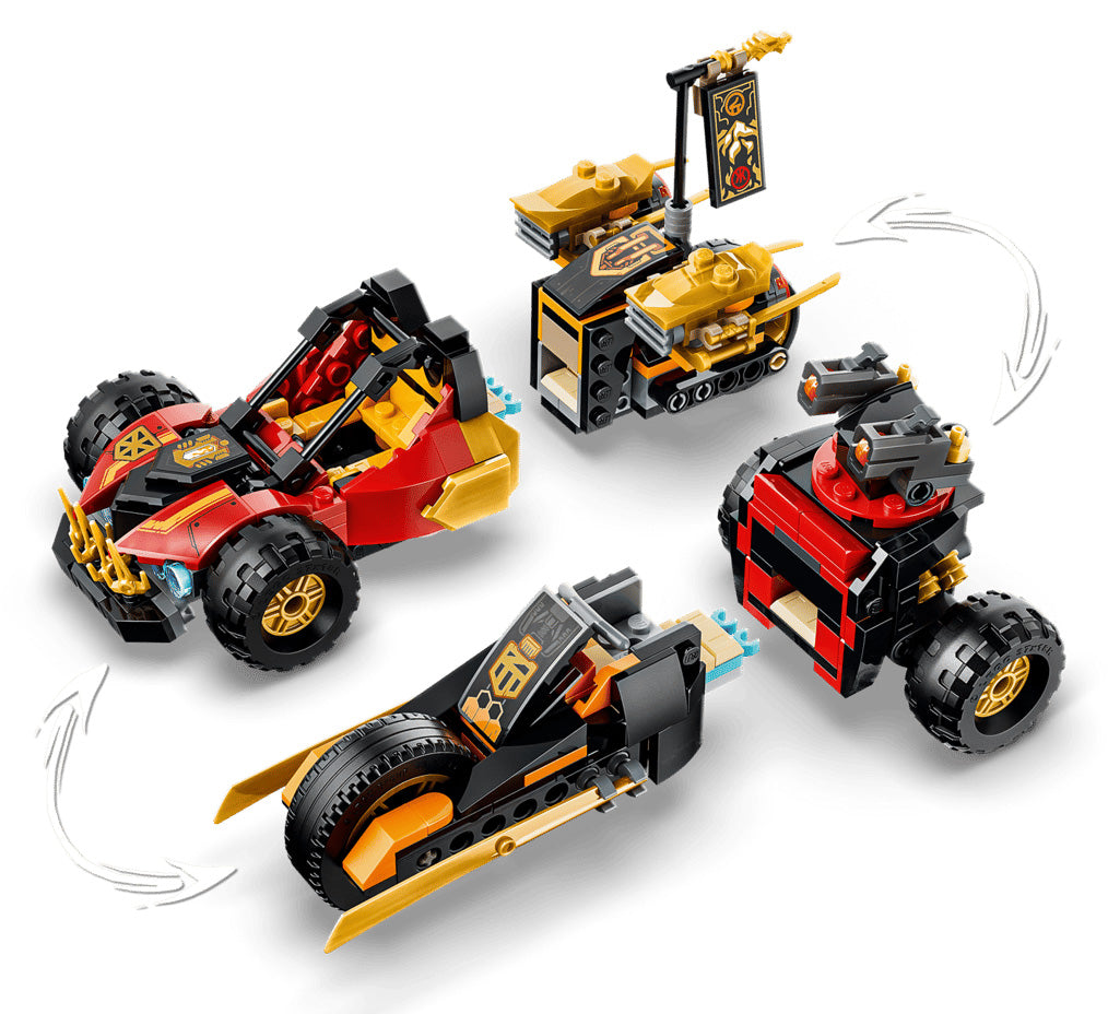LEGO Ninjago 71864 Kai & Cole's Combine Vehicles Set — view 7