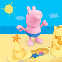 Peppa Pig Siblings Beach Day Playset with 3 Figures & 5 Accessories — view 7