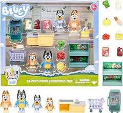 Bluey Series 13 Let’s Play Chef Family Shopping Trip Figure Playset — view 7