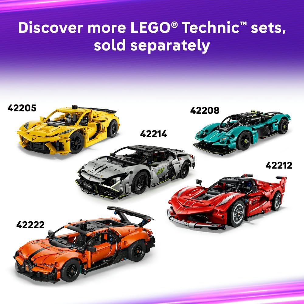 LEGO Technic BMW M4 GT3 EVO Race Car Model Kit 42226 — view 7