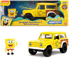 Jada Toys Spongebob 1:24 Scale 1973 Ford Bronco Car Toy — view 7