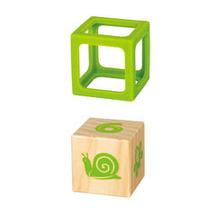 Hape Grip-N-Stack Smart Blocks Early Learning Toy - 4 Pcs — view 7