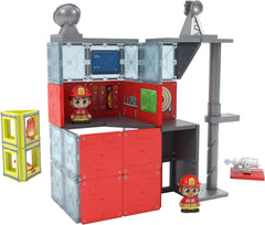 Tile Town Fire House Magnetic Tiles Building Playset for Kids 3+ — view 7