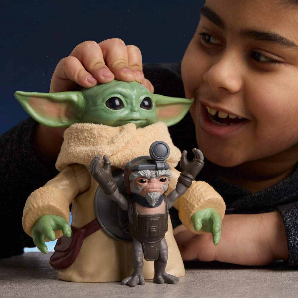 Star Wars Grogu 16.5cm Electronic Action Figure & Anzellaner Set — view 8