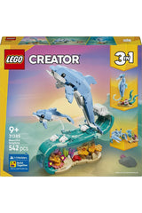 LEGO Creator Sea Animals: Beautiful Dolphins, 3-in-1, 542 Pieces — view 8