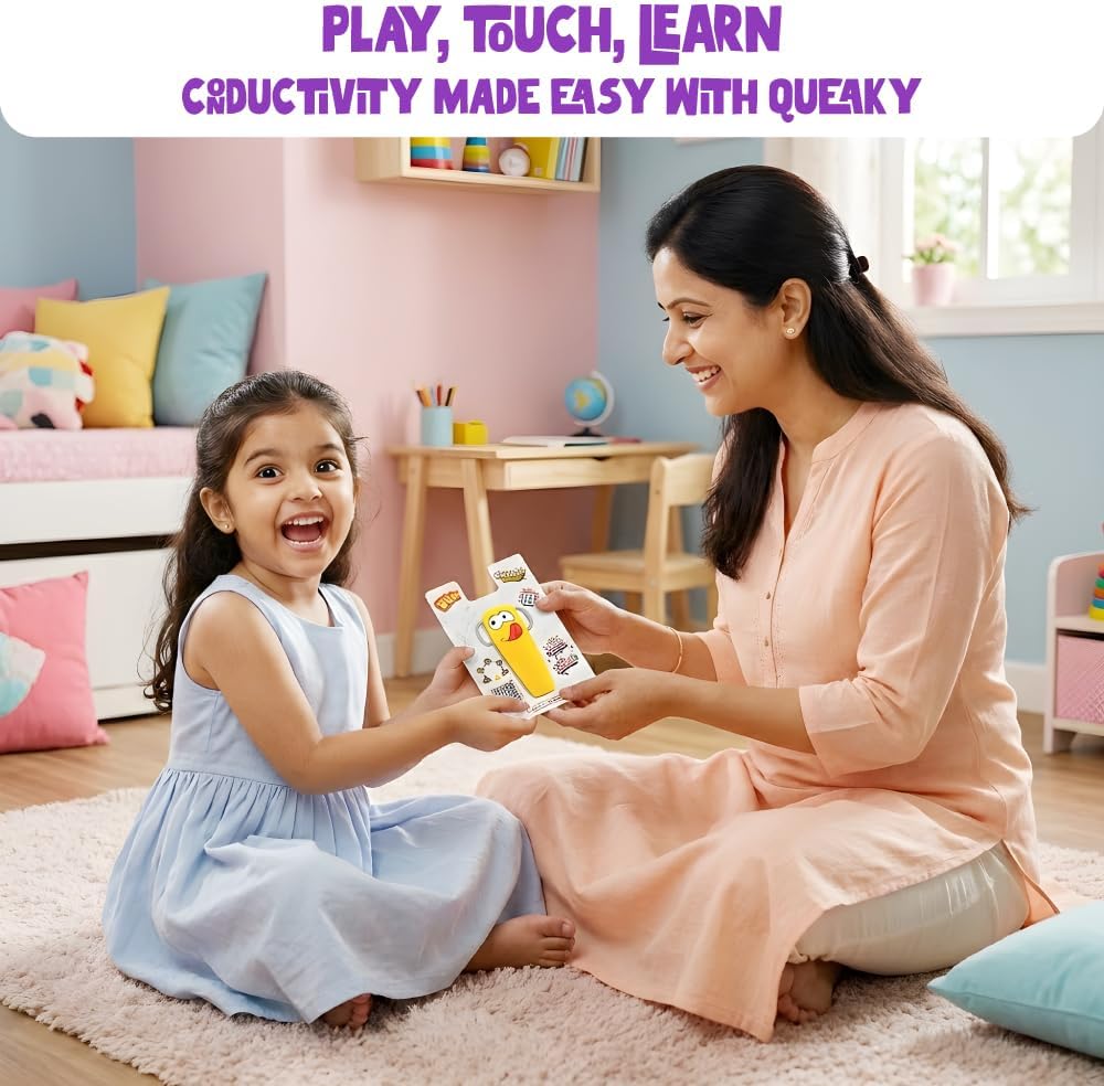 BLIX Queaky Charge Rechargeable STEM Circuit Toy – Yellow — view 8
